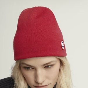 Red Canada Goose beanie